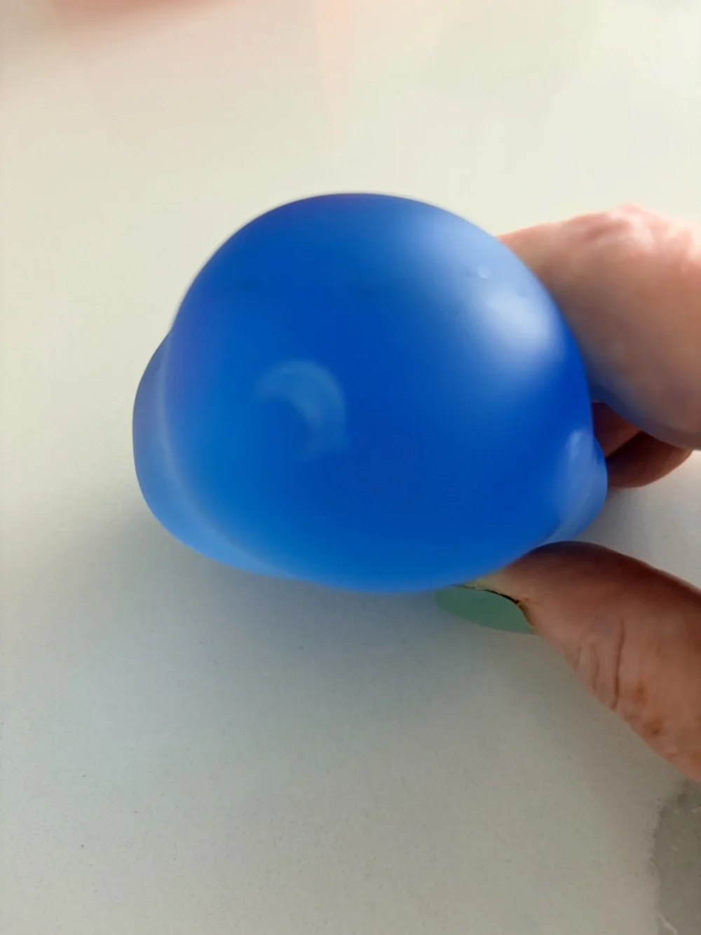 Kosta Boda Bertil Vallien (Heartbeat 2001) Frosted Blue Glass Sculpture